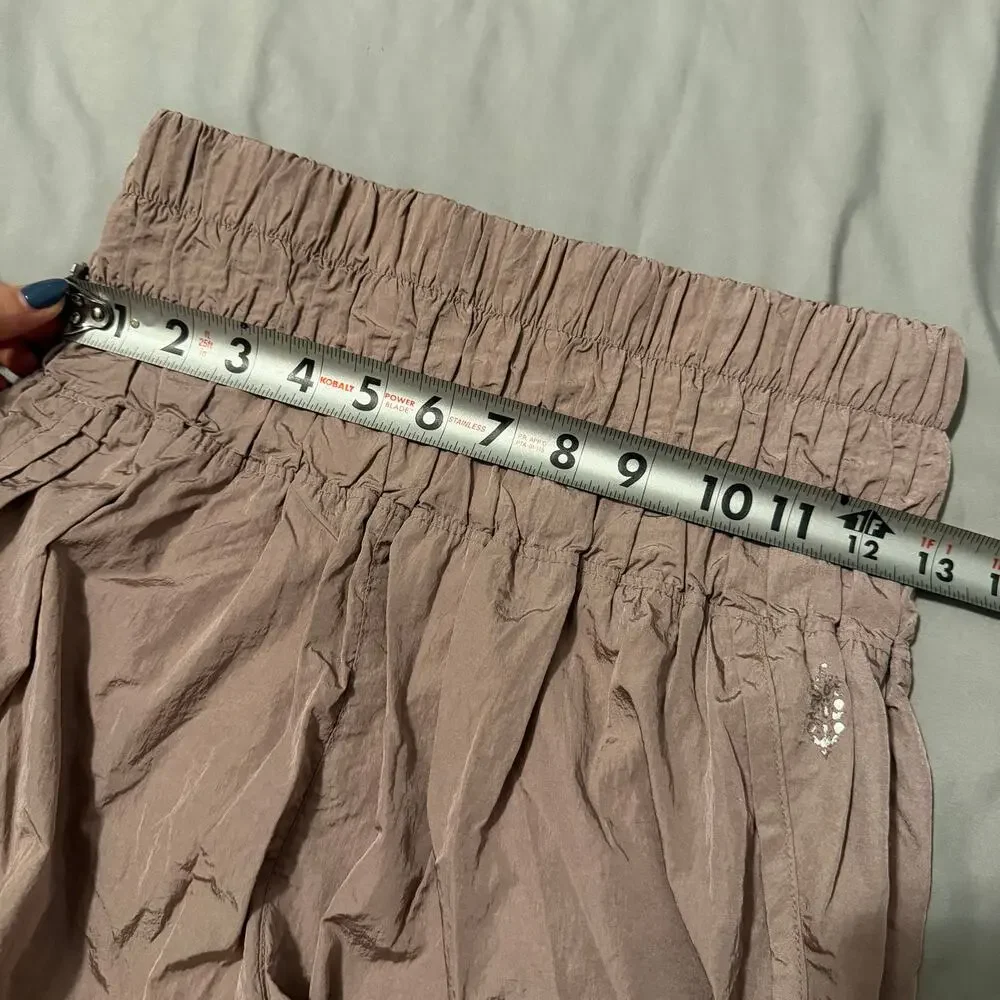 Free People FP Movement Mauve Athletic Shorts Medium Lined Running - Picture 8 of 11